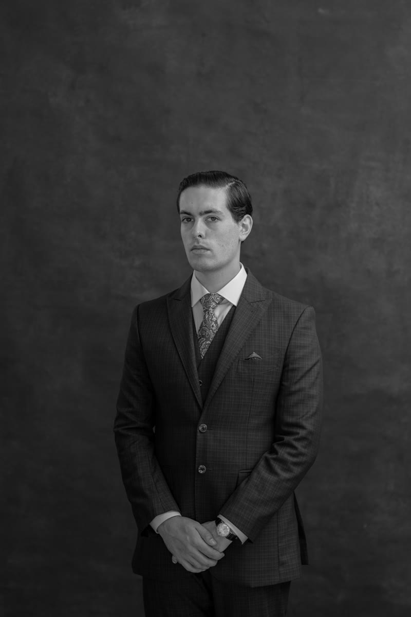 Studio portrait of Diego Borges